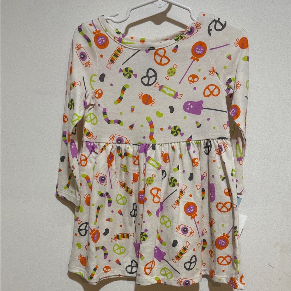 Cat & Jack Halloween Candy Print Dress